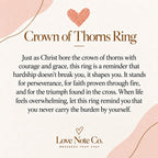 Crown of Thorns message card
