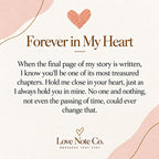 Forever In My Heart message card