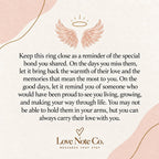 Hug From Heaven message card