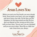 Jesus Loves You message card