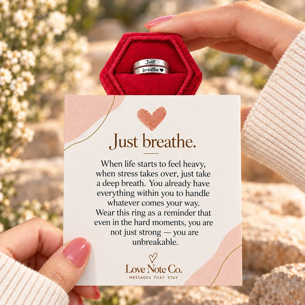 Just Breathe ring