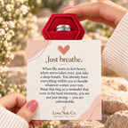 Just Breathe ring