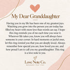 My Precious Granddaughter message card