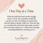 One Day At A Time message card