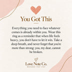 You Got This message card